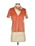 Madewell Orange Short Sleeve Blouse Size S - photo 1
