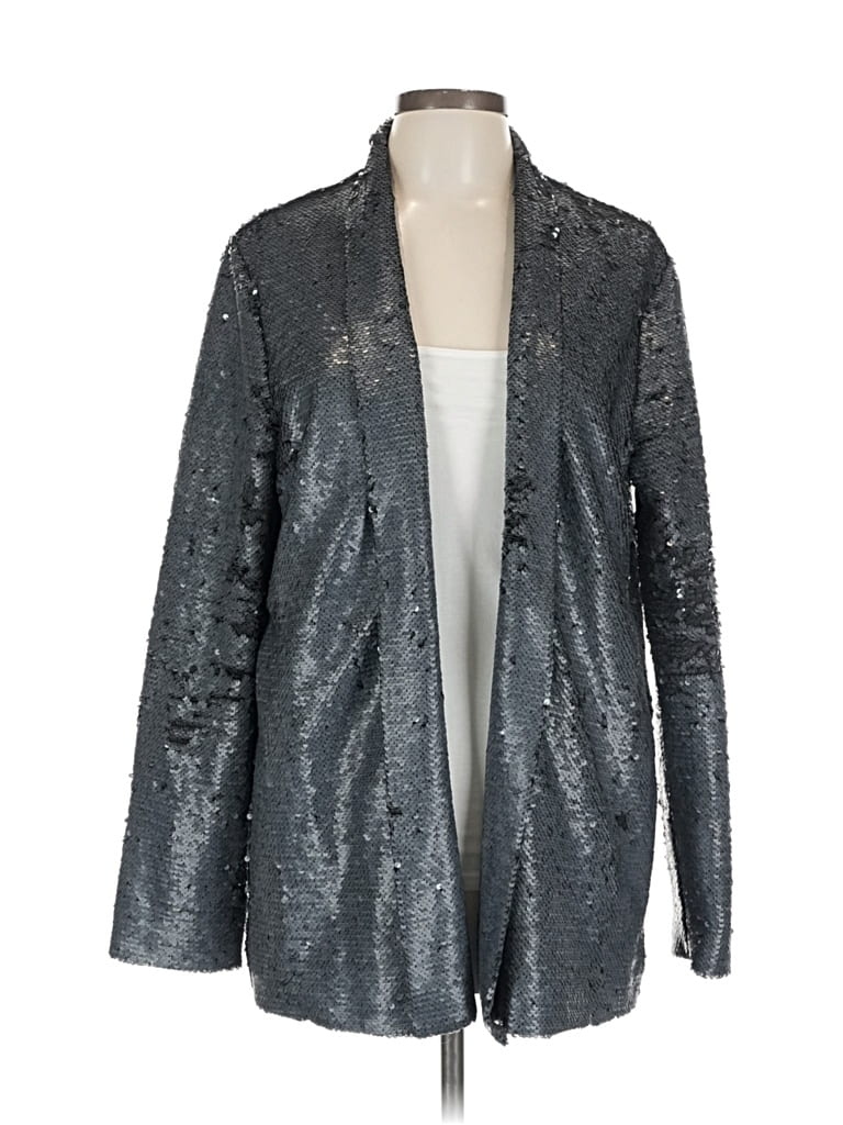 Pre-owned Cupcakes And Cashmere Blazer Jacket In Silver