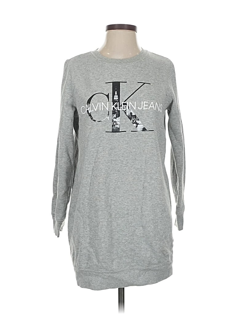 Pre-owned Calvin Klein Jeans Est.1978 Calvin Klein Jeans Casual Dress In Silver