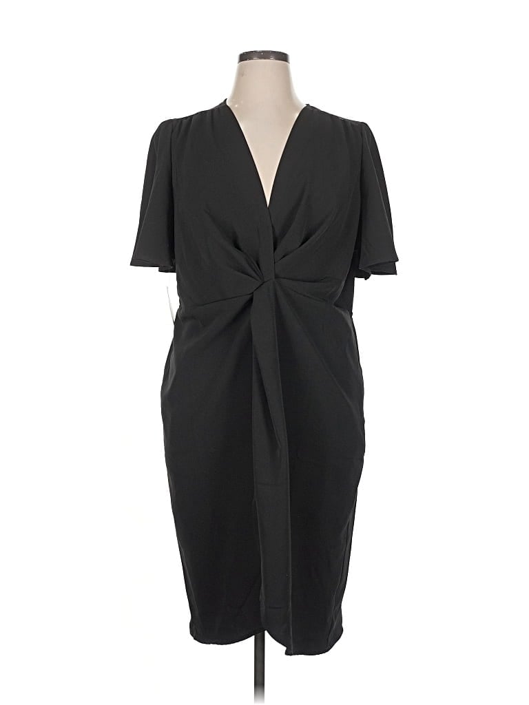 Pre-owned Eloquii Cocktail Dress In Black