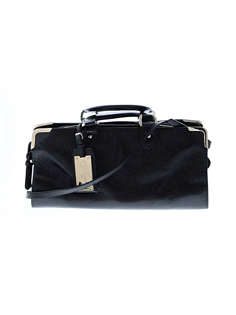 Pre-owned Bally Leather Satchel In Black