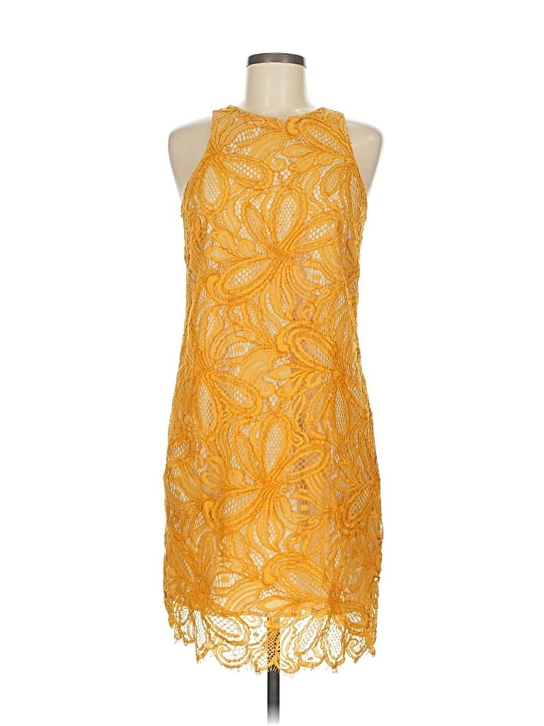 Pre-owned Babaton Cocktail Dress In Orange