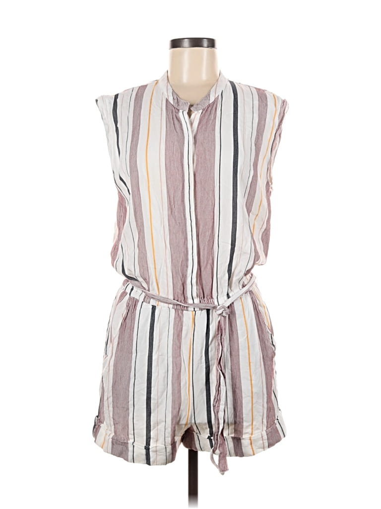 Pre-owned Tavik Romper In White