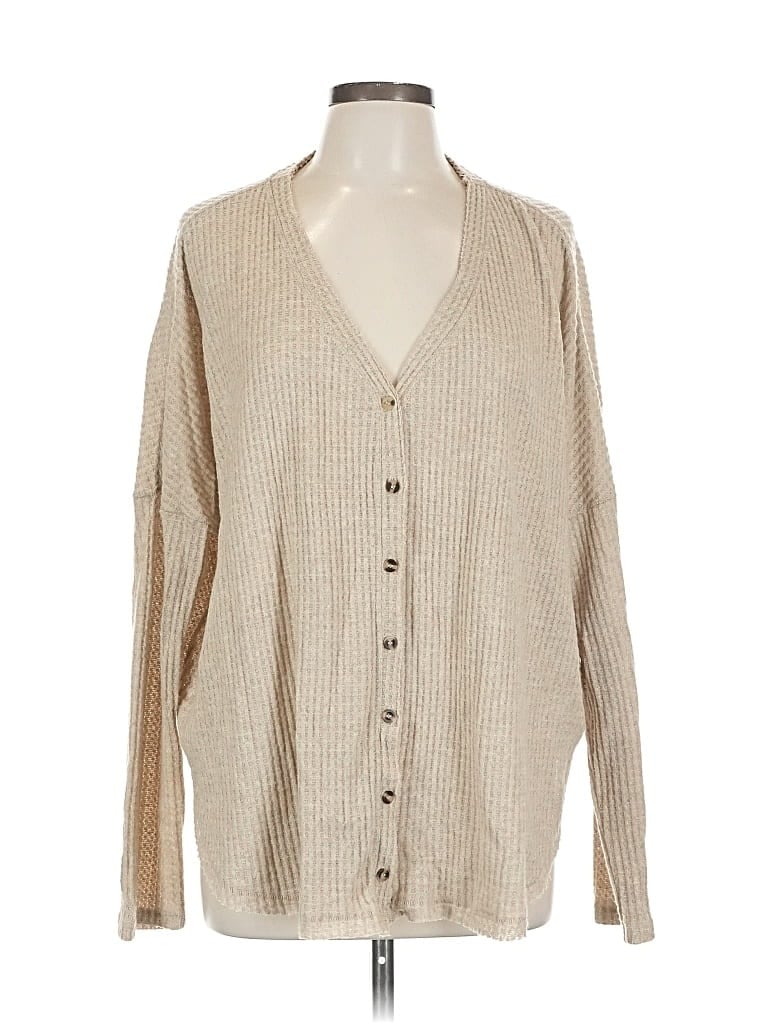 Pre-owned Out From Under Cardigan Sweater In Brown