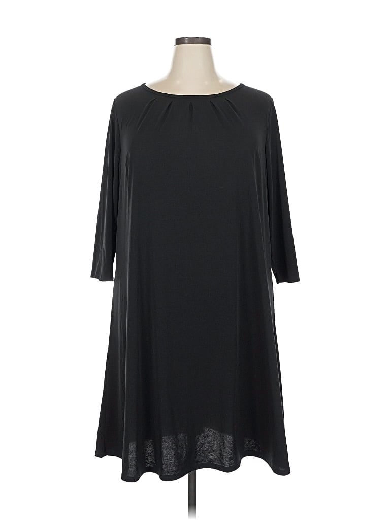 Pre-owned Lane Bryant Outlet Casual Dress In Black