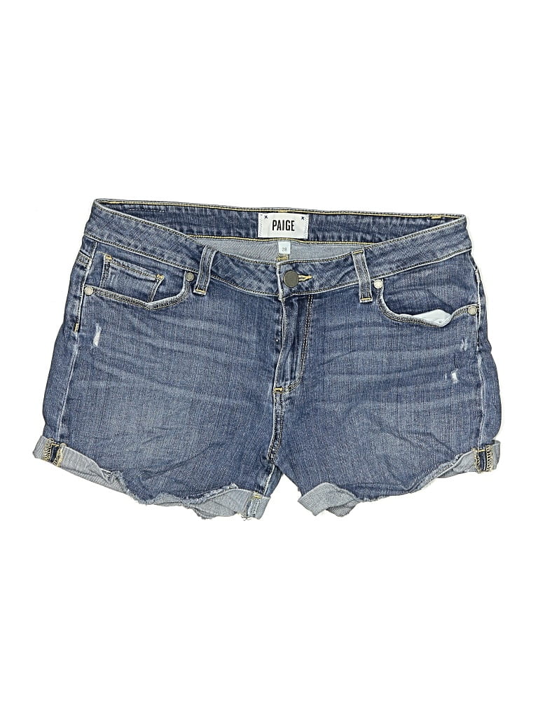 Pre-owned Paige Denim Shorts In Blue