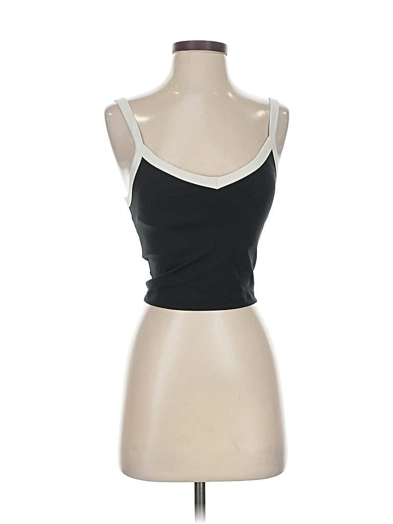 Pre-owned Gilly Hicks Tank Top Black Strapless Neckline Tops