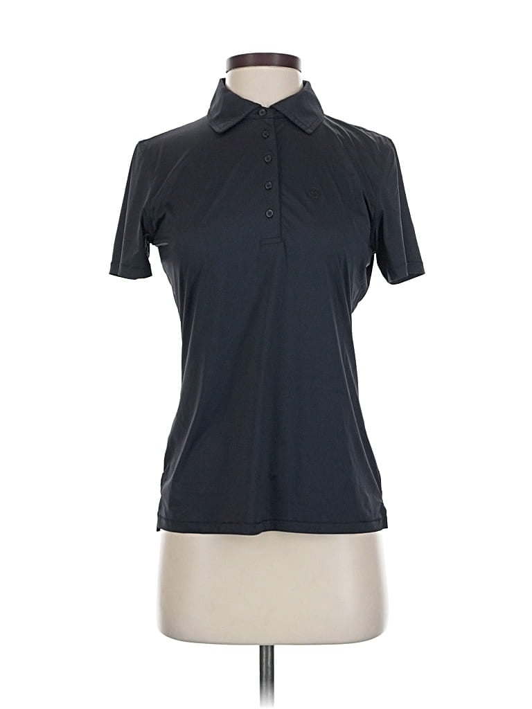 Pre-owned G/fore Short Sleeve Polo Shirt In Black