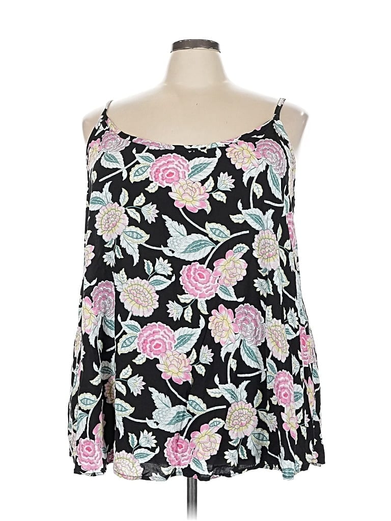 Pre-owned Torrid Sleeveless Blouse In Black