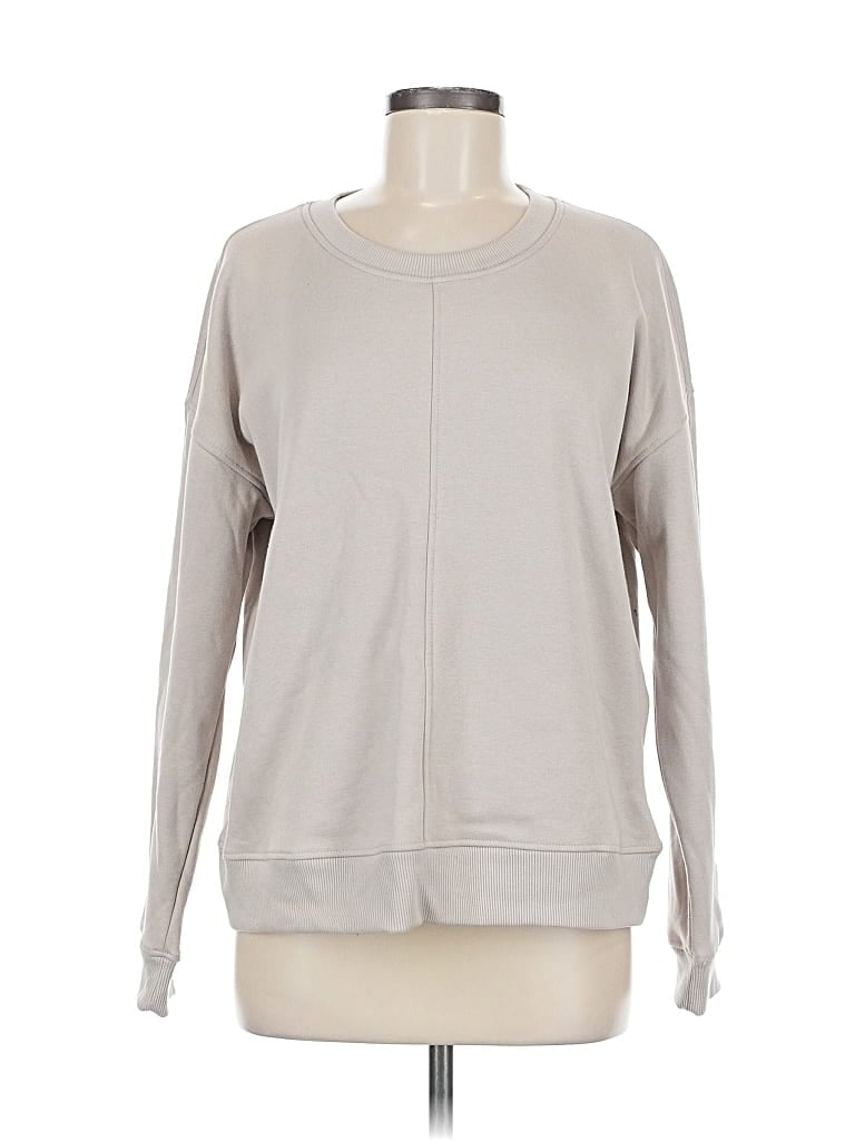 Pre-owned 90 Degree By Reflex Sweatshirt In Gray