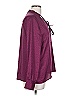 Ecru Burgundy Long Sleeve Blouse Size L - photo 4
