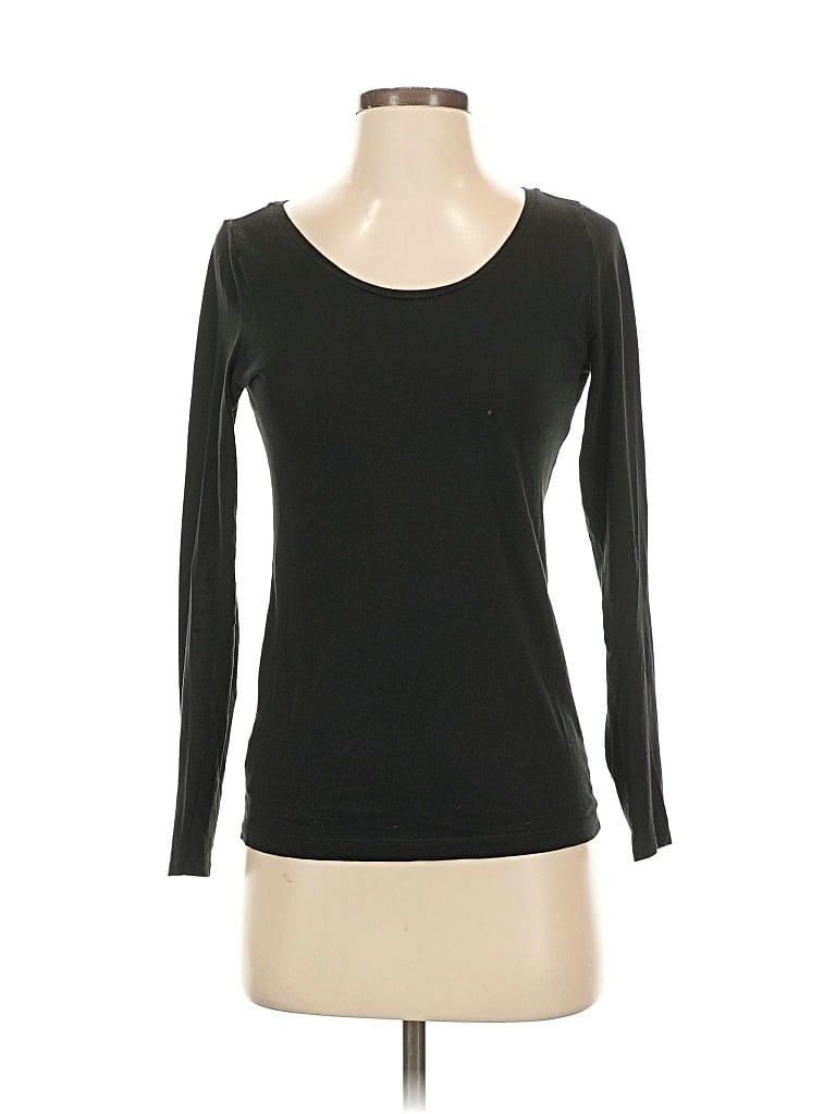 Pre-owned Loft Beach 3/4 Sleeve T-shirt In Black