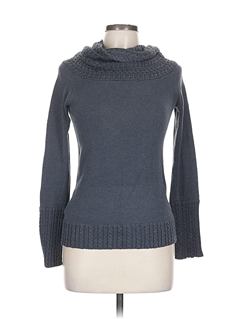 Pre-owned Bcbgmaxazria Turtleneck Sweater In Gray