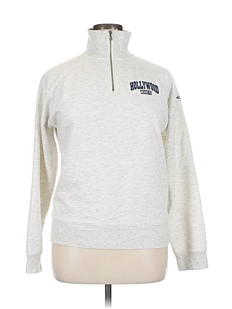 Pre-owned Assorted Brands Pullover Sweater In Silver