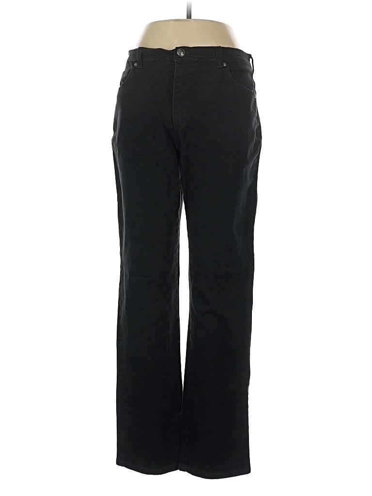 Pre-owned Gloria Vanderbilt Casual Pants In Black