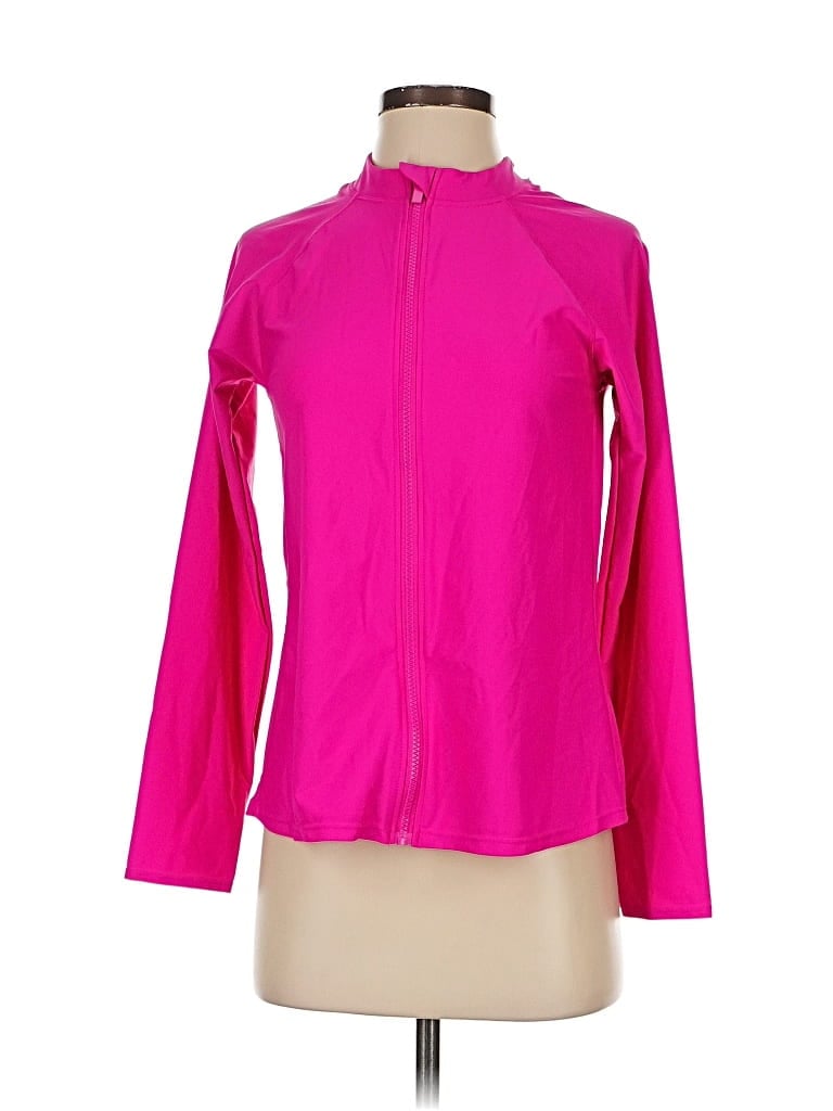 Pre-owned Kona Sol Track Jacket In Pink