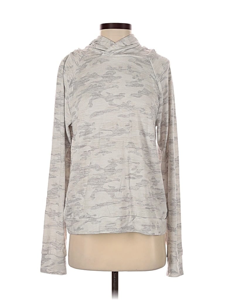 Pre-owned Gap Pullover Hoodie In Silver