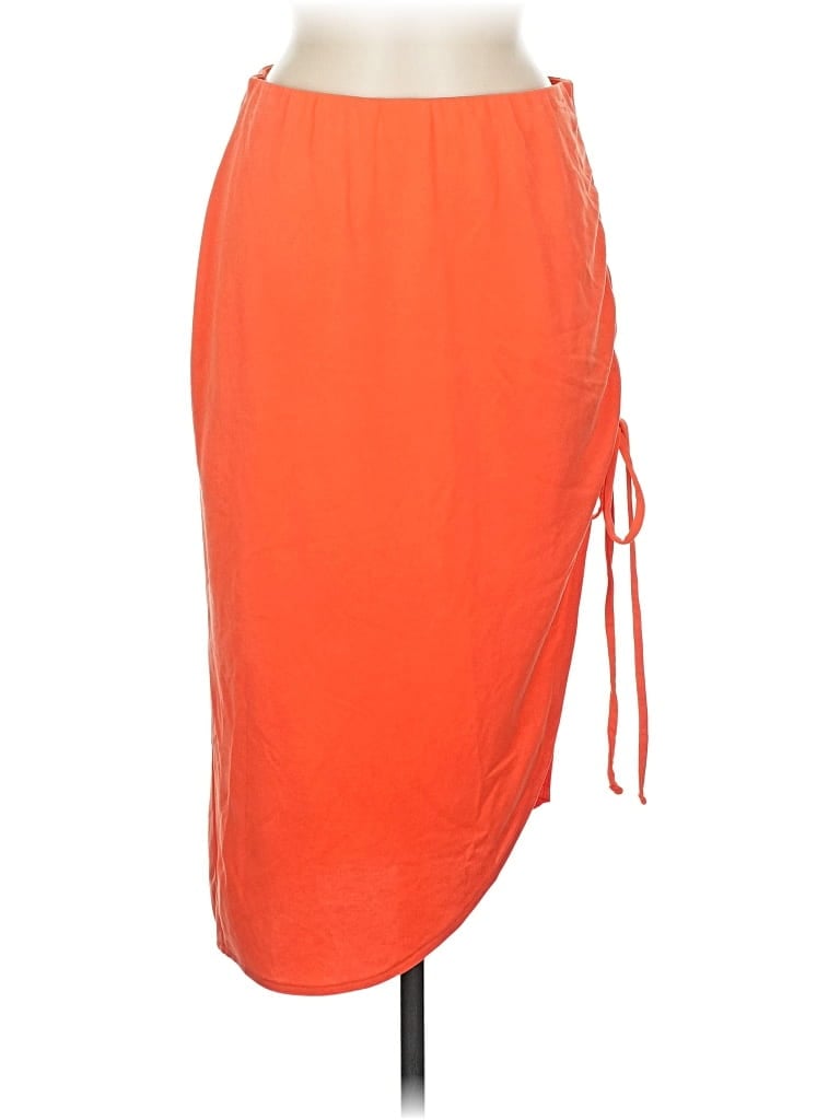 Pre-owned Open Edit Casual Skirt In Orange