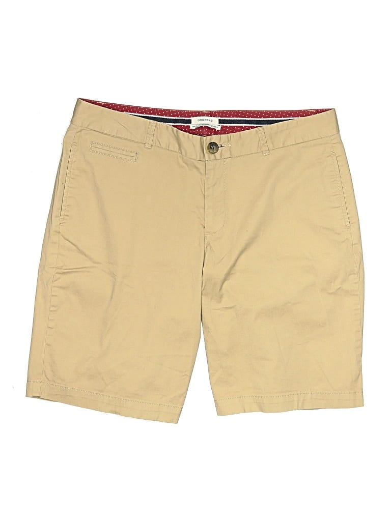 Pre-owned Dockers Khaki Shorts In Brown