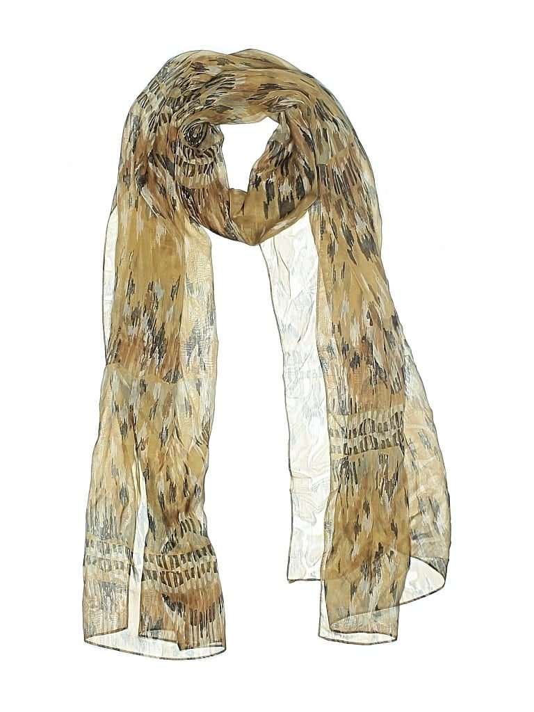 Pre-owned Unbranded Scarf In Brown