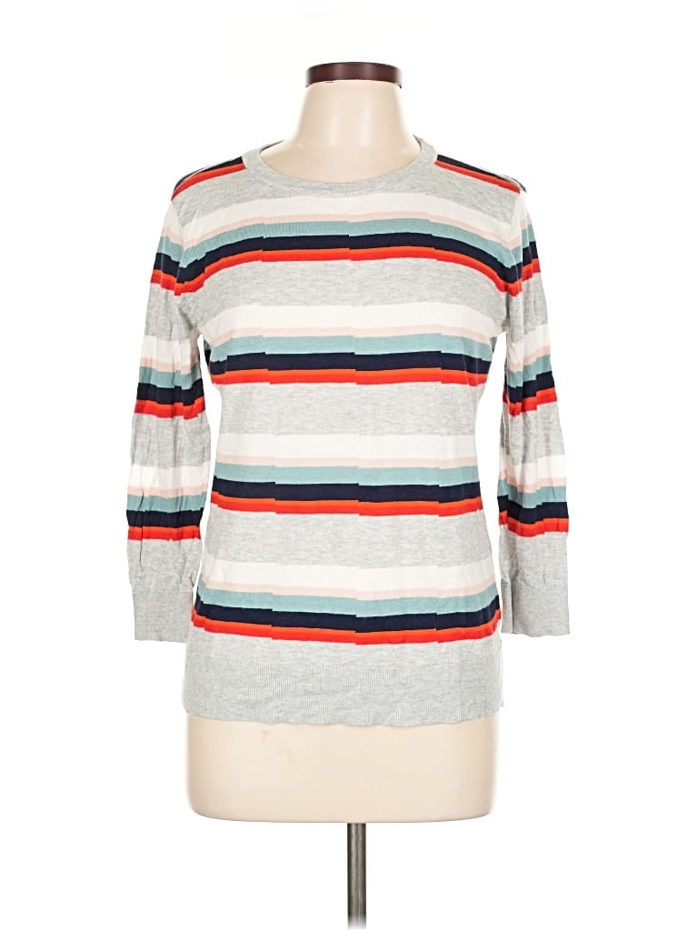 Pre-owned Halogen Pullover Sweater In Silver