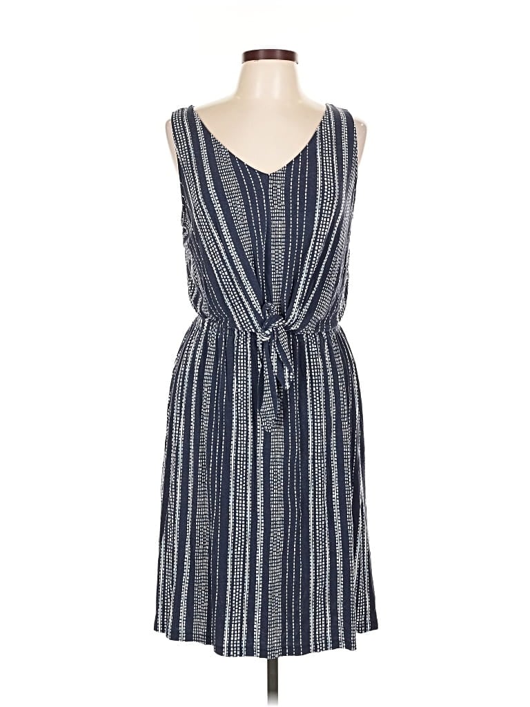 Pre-owned A.n.a. A New Approach Casual Dress In Blue