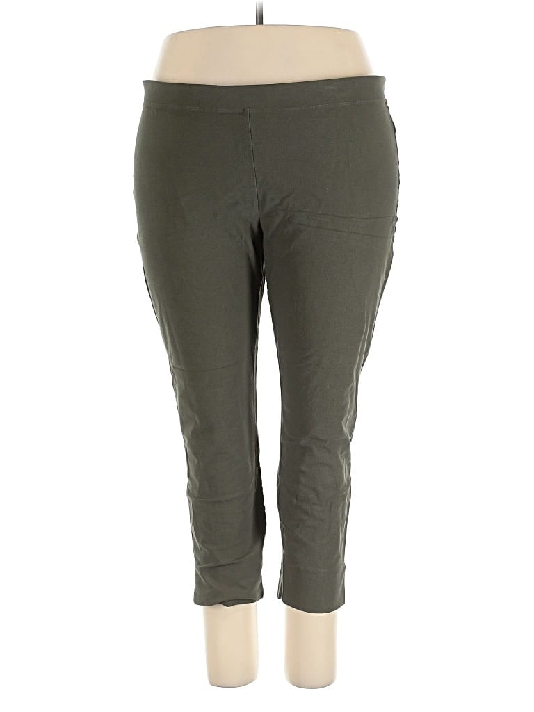 Pre-owned Eileen Fisher Casual Pants In Green