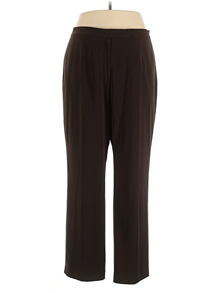 Pre-owned Kasper Casual Pants In Brown