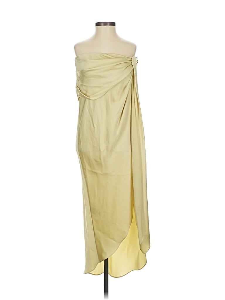 Pre-owned Simkhai Cocktail Dress In Yellow