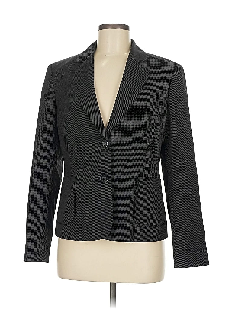 Pre-owned Jones New York Blazer Jacket In Gray