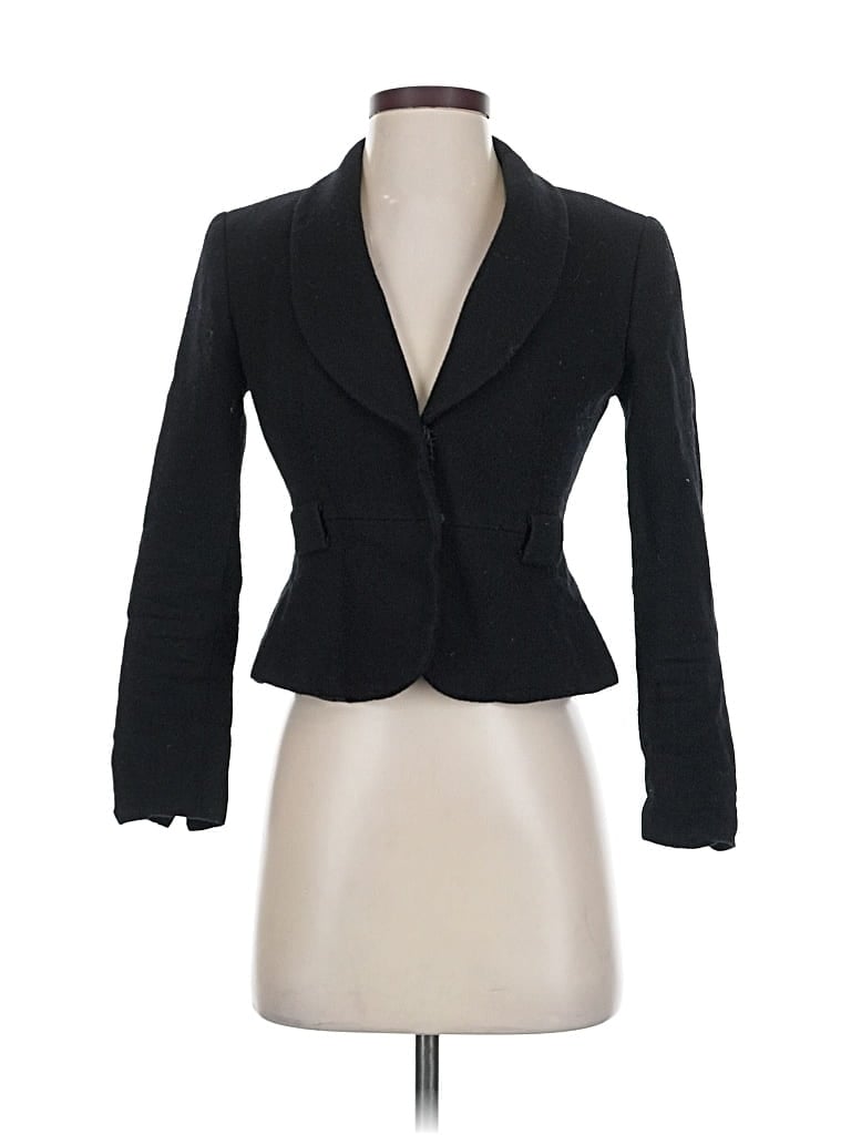 Pre-owned Tahari By Asl Wool Blazer Jacket In Black