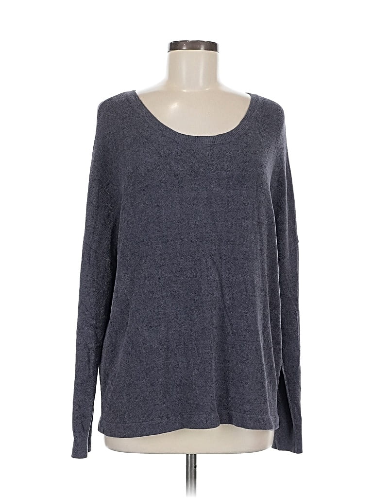 Pre-owned Barefoot Dreams Pullover Sweater In Gray