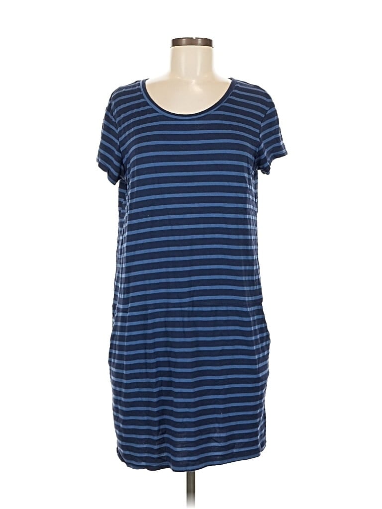 Pre-owned Caslon Short Sleeve T-shirt In Blue