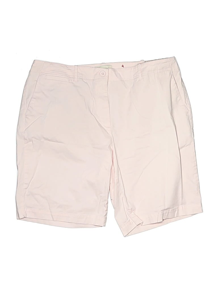 Pre-owned Talbots Outlet Khaki Shorts In Pink