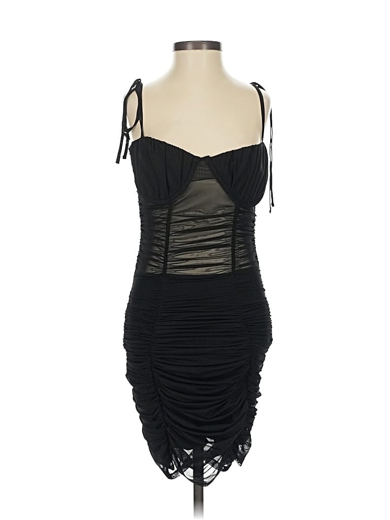 Pre-owned Assorted Brands Cocktail Dress In Black