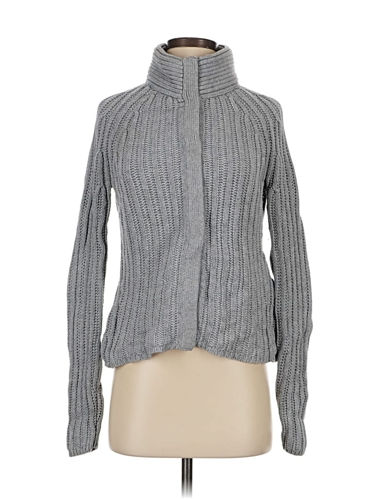 Pre-owned Banana Republic Cardigan Sweater In Gray