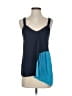 Tibi 100% Polyester Blue Sleeveless Blouse Size 2 - photo 1