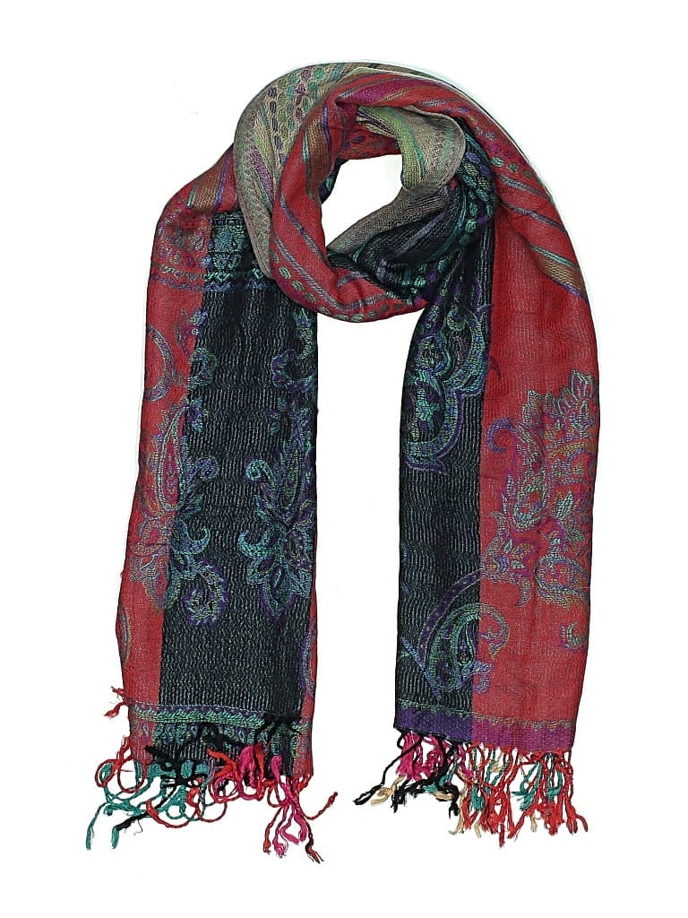 Pre-owned Unbranded Scarf In Blue