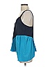 Tibi 100% Polyester Blue Sleeveless Blouse Size 2 - photo 5