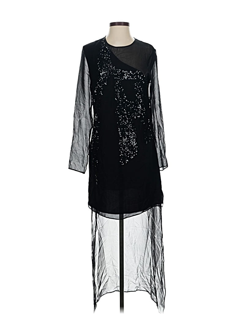 Pre-owned Halston Heritage Cocktail Dress In Black