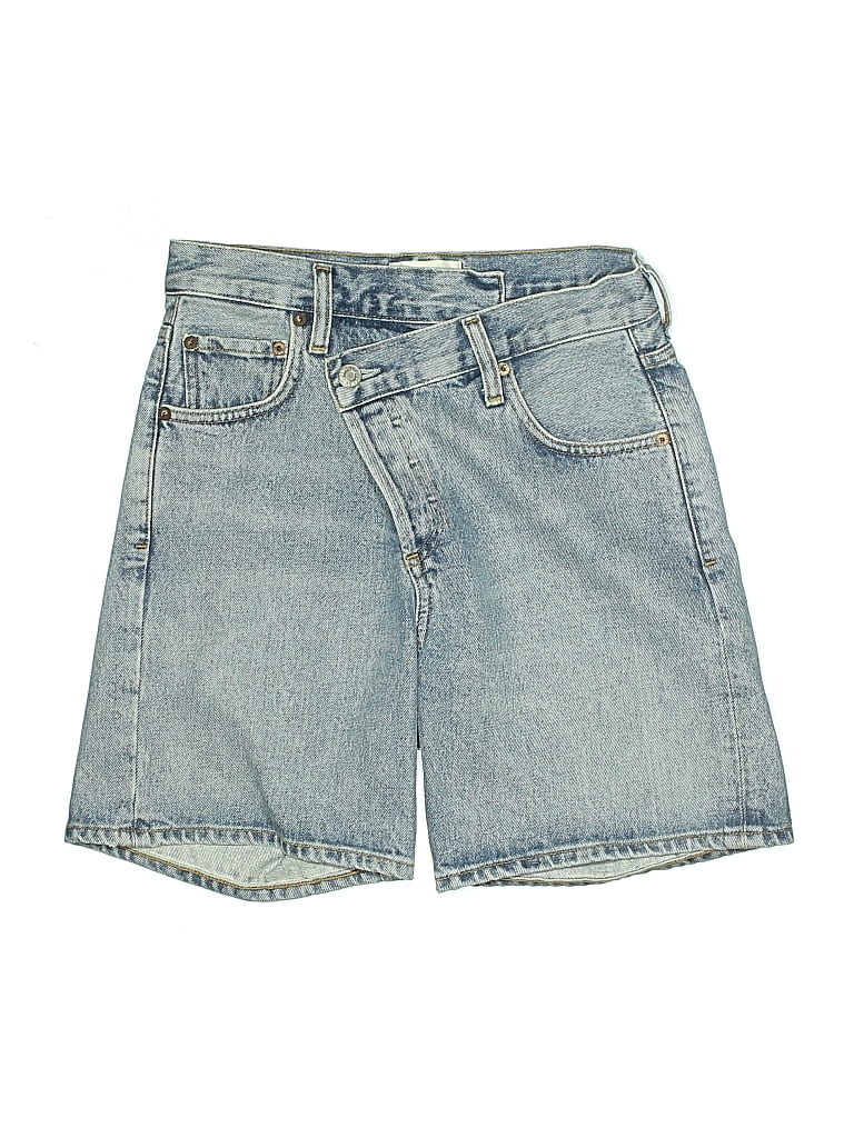 Pre-owned Agolde Denim Shorts In Blue