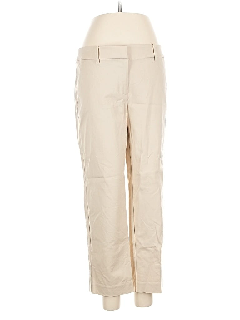 Pre-owned Ann Taylor Loft Khaki Pant In White
