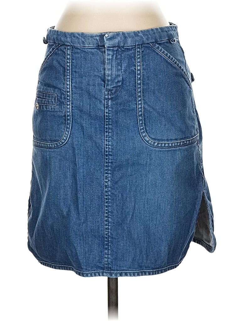 Pre-owned Banana Republic Denim Skirt In Blue