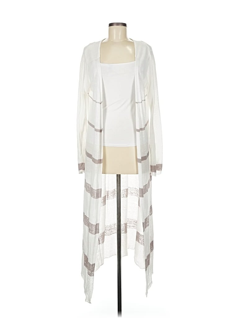 Pre-owned Cabi Cardigan Sweater In White