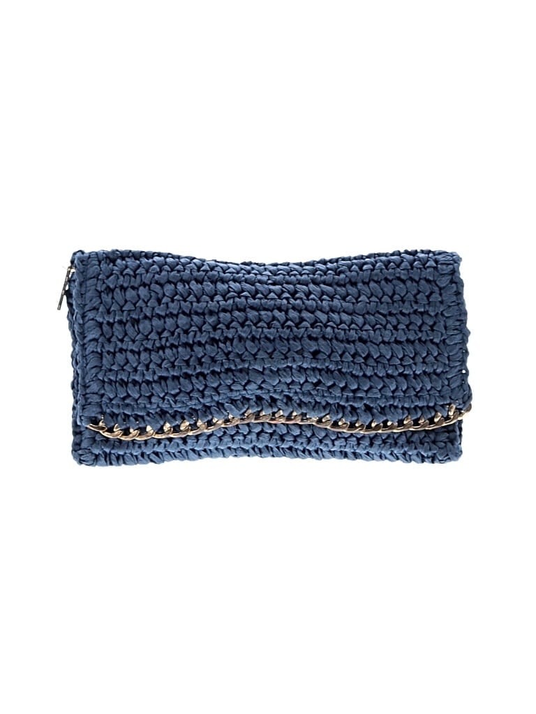 Pre-owned Unbranded Clutch In Blue