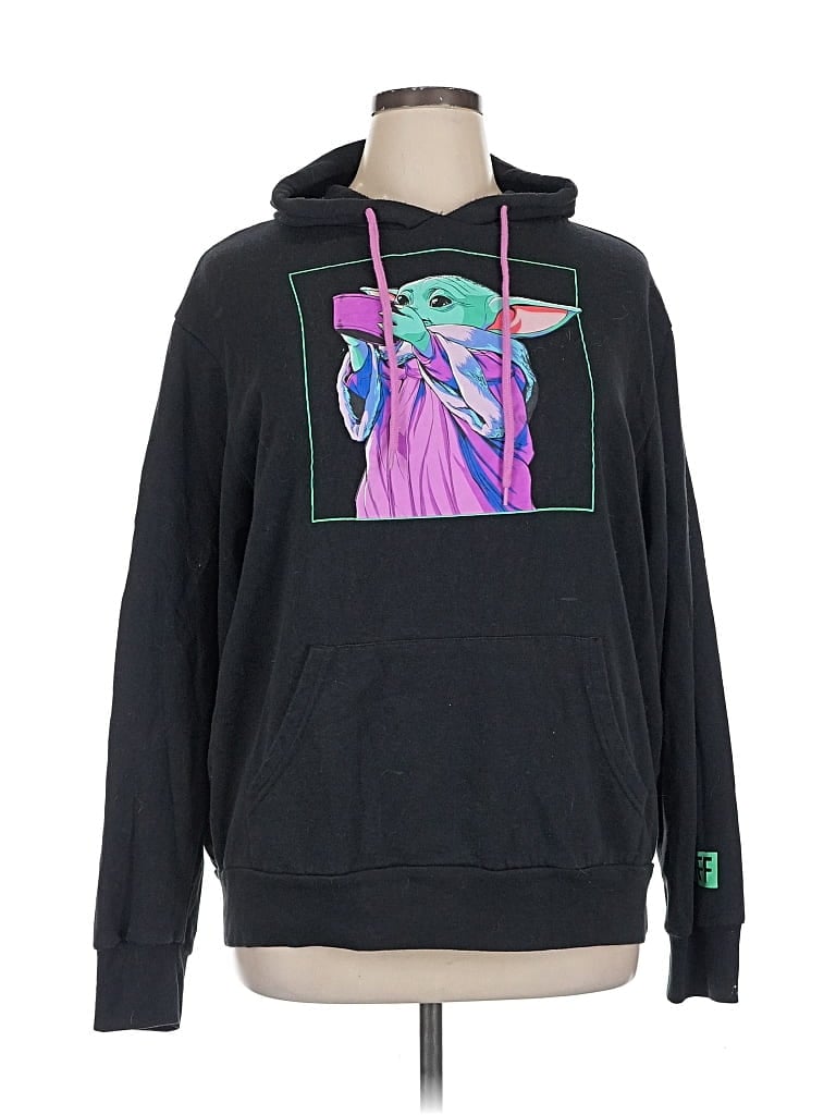 Pre-owned Star Wars Pullover Hoodie In Black