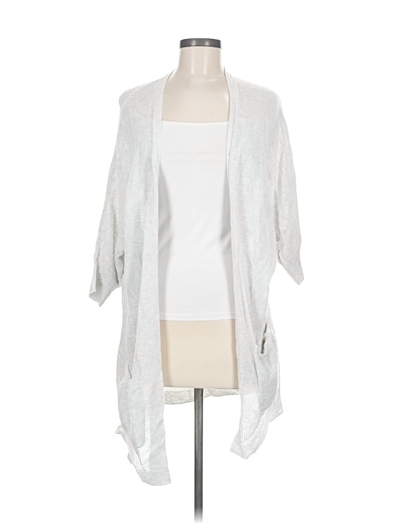 Pre-owned Old Navy Cardigan Sweater In Silver