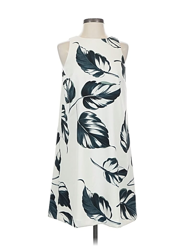 Pre-owned Ann Taylor Casual Dress In White