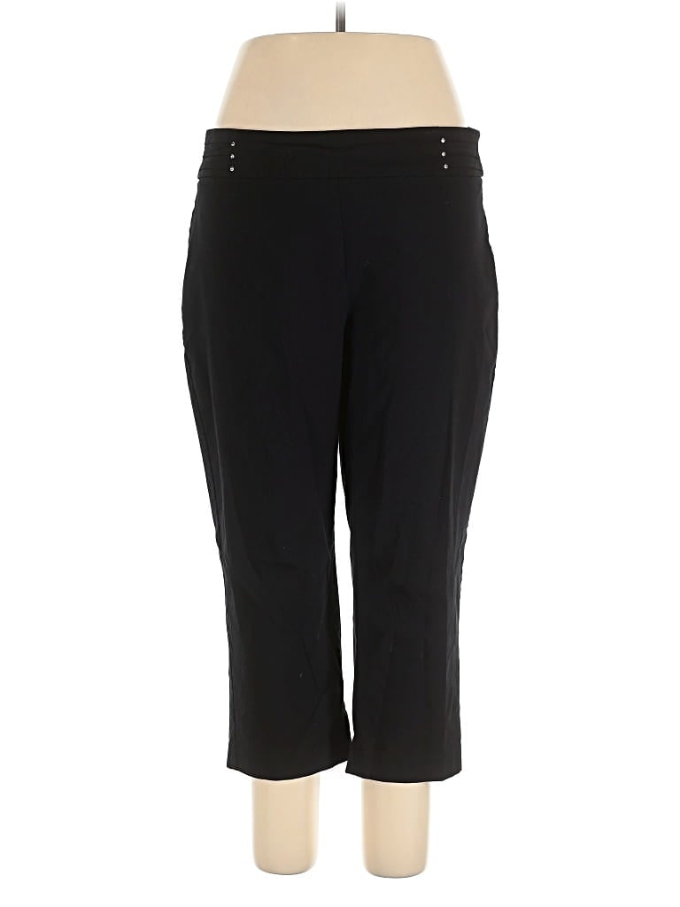 Pre-owned Jm Collection Active Pants In Black