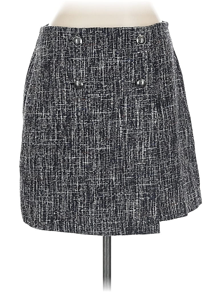 Pre-owned Ann Taylor Loft Casual Skirt In Gray